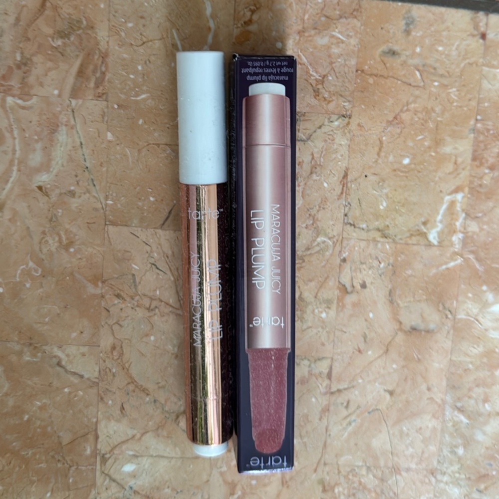 Tarte Maracuja Juicy Lip Pump Rose Shimmer Glass - Picture 3 of 7